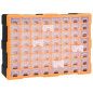 Organisateur multi tiroirs avec 64 tiroirs 52x16x37,5 cm