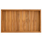 Plateau de service 60x35 cm Bois de teck massif