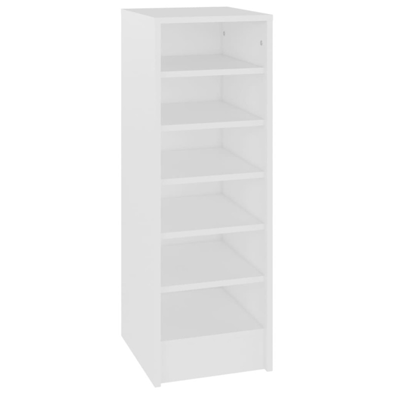 Armoire à chaussures Blanc 31,5x35x90 cm Bois d ingénierie