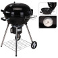 ProGarden Barbecue sous forme de bouilloire 68 x 57 x 99 cm