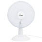 Ventilateur de table 3 vitesses 30 cm 40 W Blanc