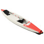 Kayak gonflable rouge 424x81x31 cm polyester