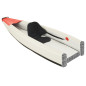 Kayak gonflable rouge 424x81x31 cm polyester