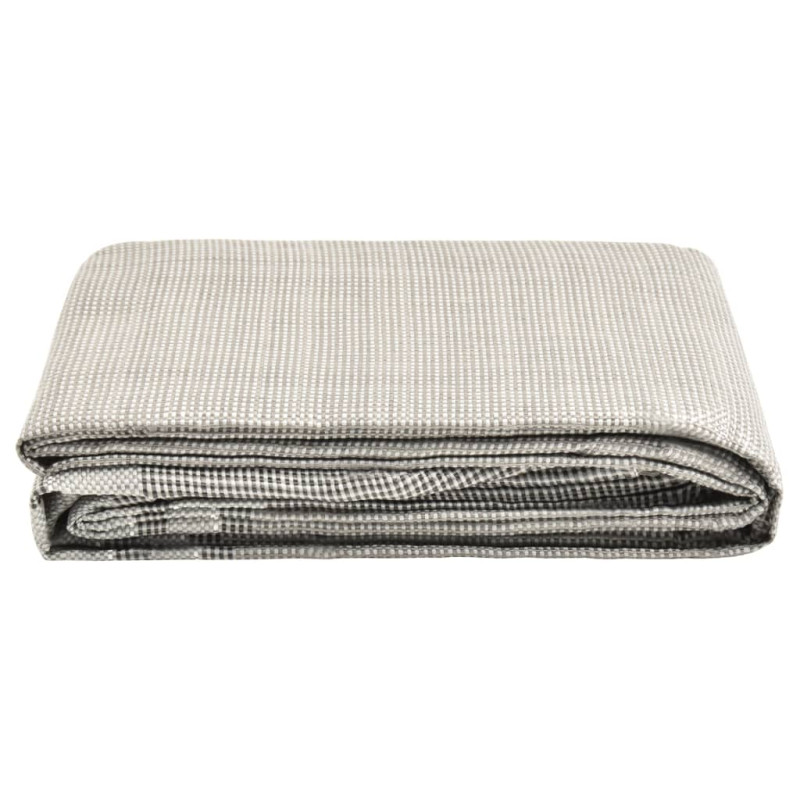 Tapis de tente 650x300 cm Gris foncé