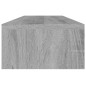 Support de moniteur Sonoma gris 100x24x13 cm Bois d ingénierie