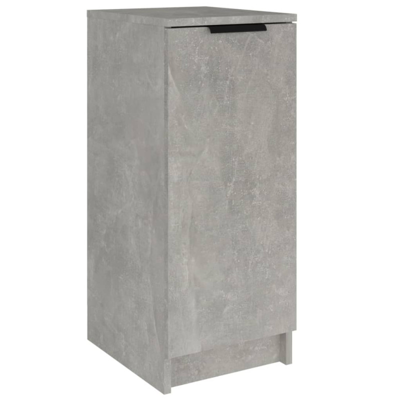 Armoire à chaussures Gris béton 30x35x70 cm Bois d ingénierie