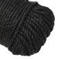 Corde de travail Noir 8 mm 50 m polypropylène