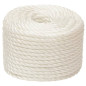 Corde de travail Blanc 10 mm 250 m polypropylène