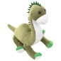 Dinosaure brontosaure en peluche Vert