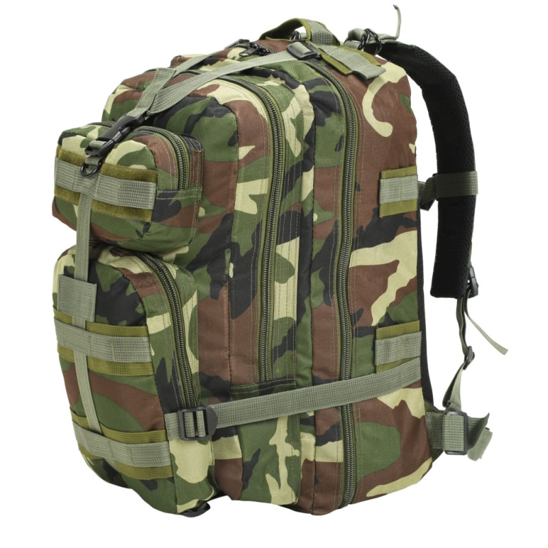 Sac à dos en style d armée 50 L Camouflage