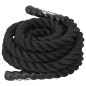 Corde de combat noir 9 m 6,8 kg polyester