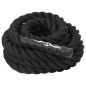 Corde de combat noir 9 m 6,8 kg polyester