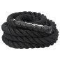 Corde de combat noir 9 m 6,8 kg polyester