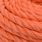 Corde de travail Orange 14 mm 50 m Polypropylène