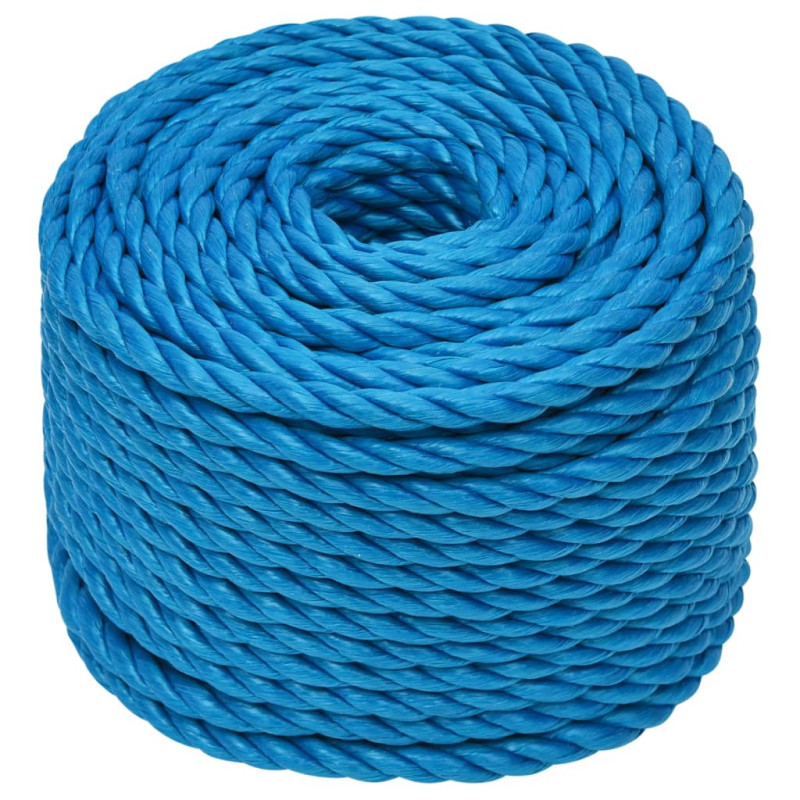 Corde de travail Bleu 16 mm 25 m Polypropylène