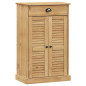 Armoire à chaussures VIGO 60x35x96 cm bois massif de pin