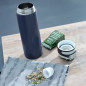 Leifheit Bouteille thermos Flip 600 ml Bleu foncé