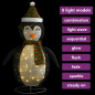 Décoration de Noël pingouin à LED Tissu de luxe 90 cm