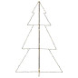 Arbre de Noël cône 240 LED d intérieur d extérieur 118x180 cm