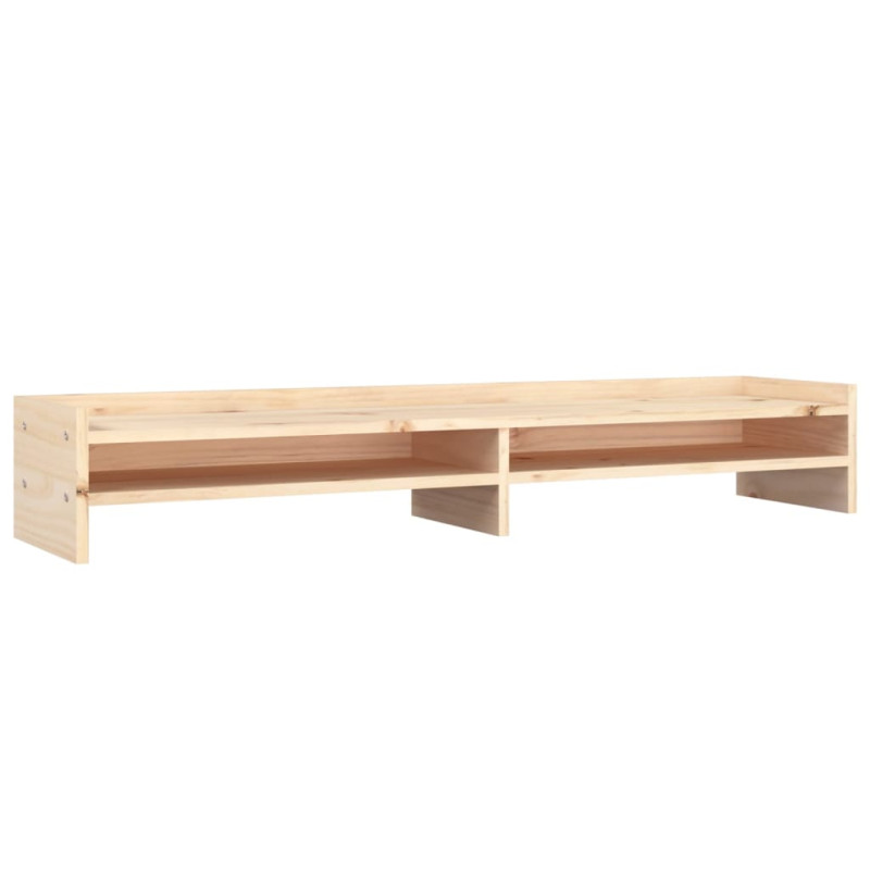 Support pour moniteur 100x24x16 cm Bois de pin solide