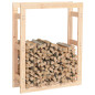 Support pour bois de chauffage 80x25x100 cm Bois de pin massif