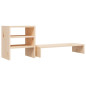 Support pour moniteur 81x20x30 cm Bois de pin solide