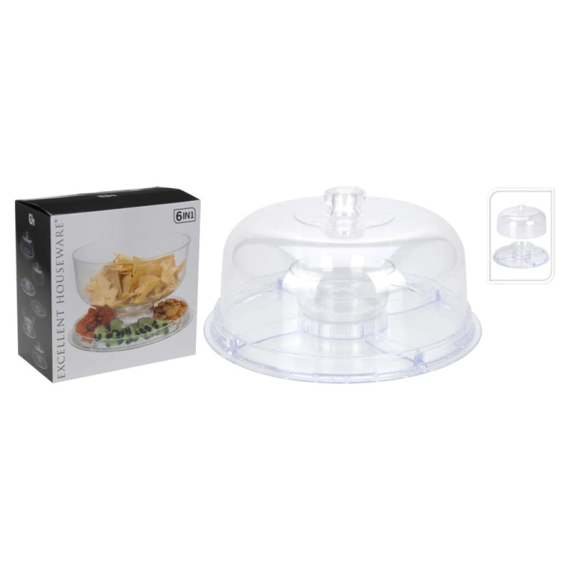 Excellent Houseware Plateau de service 6 en 1