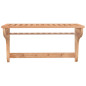 Porte serviette 60x30x35 cm Bois massif de noyer