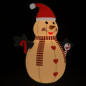 Bonhomme de neige gonflable avec LED 360 cm