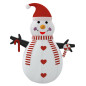 Bonhomme de neige gonflable avec LED 360 cm