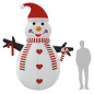 Bonhomme de neige gonflable avec LED 360 cm