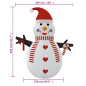 Bonhomme de neige gonflable avec LED 360 cm