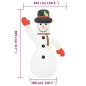 Bonhomme de neige gonflable de Noël avec LED 805 cm