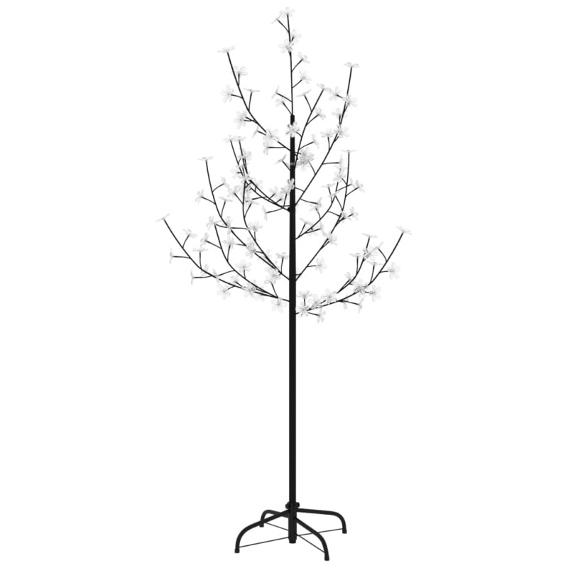 Arbre à LED fleur de cerisier 84 LED Blanc chaud 120 cm