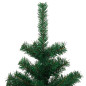 Arbre de Noël hélicoïdal pré éclairé et support vert 180 cm PVC