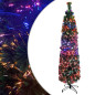 Arbre de Noël artificiel mince et support 150 cm fibre optique