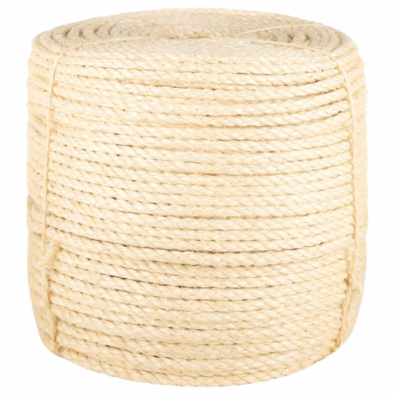 Corde 100 % sisal 8 mm 50 m