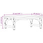 Support de moniteur chêne sonoma 37x23x14 cm bois d ingénierie