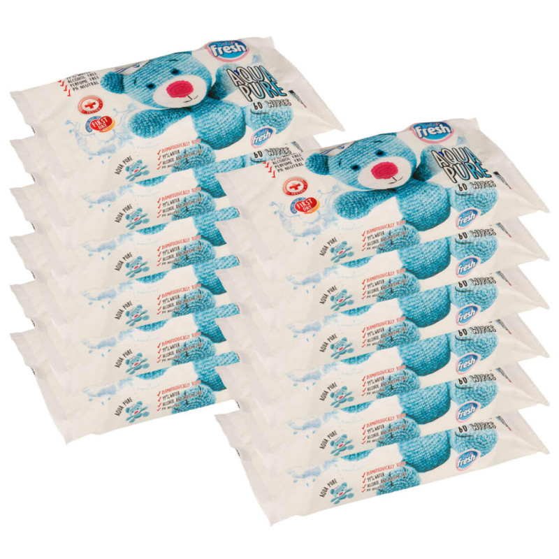 Lingettes pour bébé 12 paquets 720 lingettes