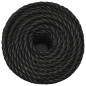 Corde de travail Noir 24 mm 25 m polypropylène