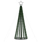 Arbre de Noël lumineux conique 275 LED colorées 180 cm