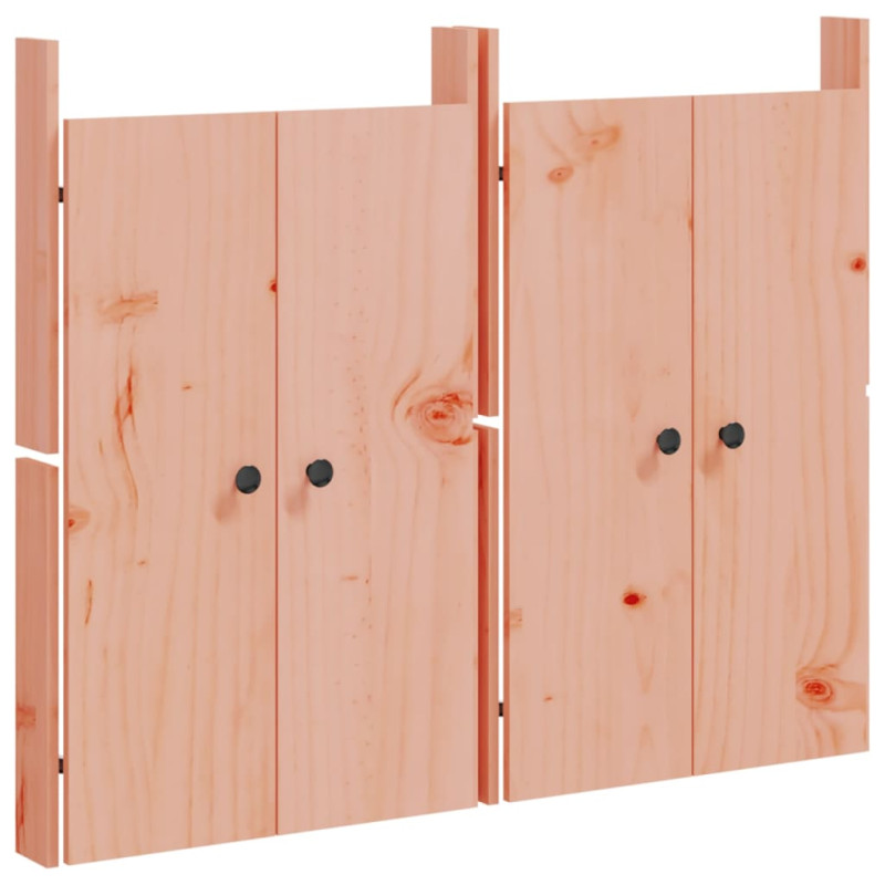 Portes de cuisine d extérieur 2 pcs bois massif douglas