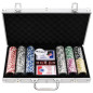 Jeu de jetons de poker 300 pcs 11,5 g