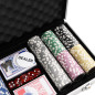 Jeu de jetons de poker 300 pcs 11,5 g