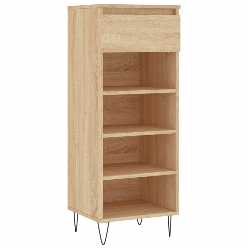 Armoire à chaussures Chêne sonoma 40x36x105cm Bois d ingénierie