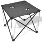 Table de camping pliante grise