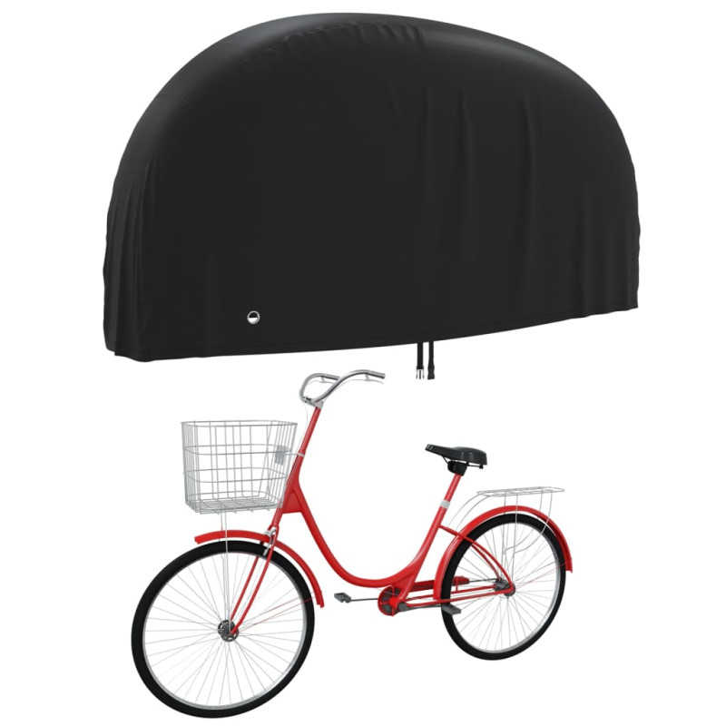 Housse de vélo noir 200x70x110 cm oxford 190T