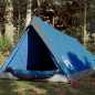 Tente de camping 2 personnes bleu imperméable