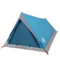 Tente de camping 2 personnes bleu imperméable