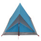 Tente de camping 2 personnes bleu imperméable